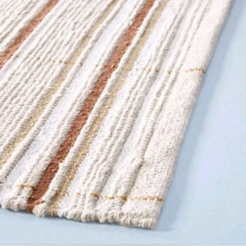 Stripe Scatter Rug 2 x 3’ Cream Brown - Hearth & Hand with Magnolia